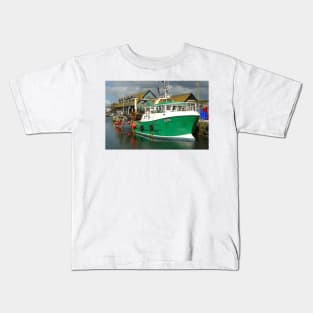 Mevagissey Harbour, Cornwall Kids T-Shirt